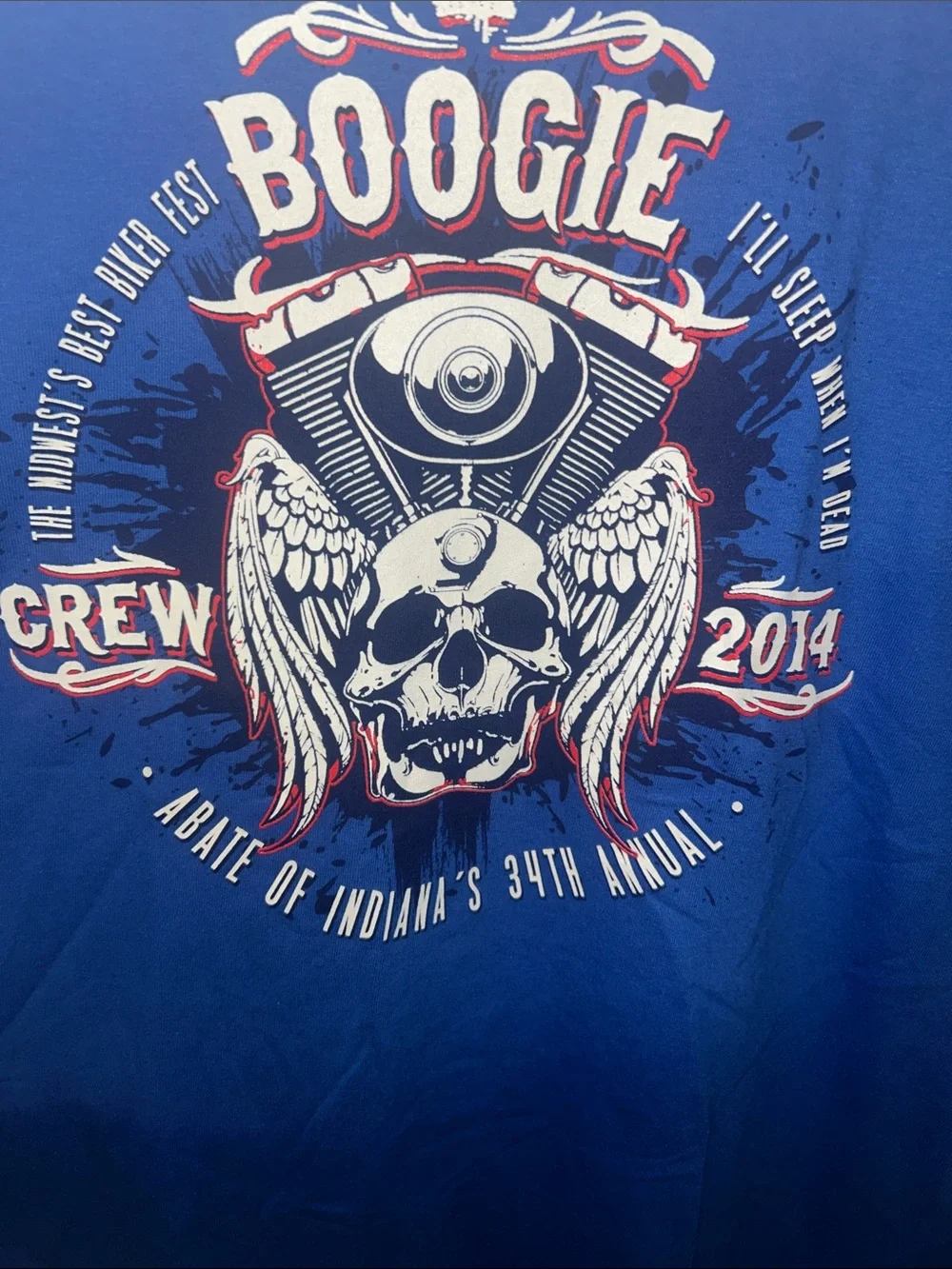 IIndiana’s Boogie Staff T-shirt 2014
